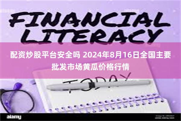 配资炒股平台安全吗 2024年8月16日全国主要批发市场黄瓜价格行情