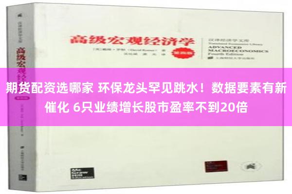 期货配资选哪家 环保龙头罕见跳水！数据要素有新催化 6只业绩增长股市盈率不到20倍