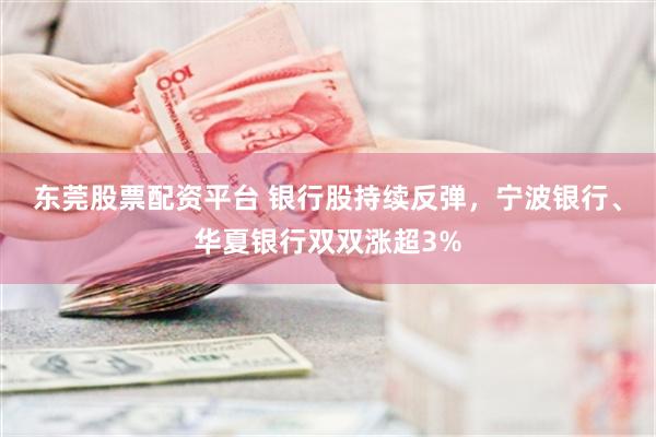 东莞股票配资平台 银行股持续反弹，宁波银行、华夏银行双双涨超3%