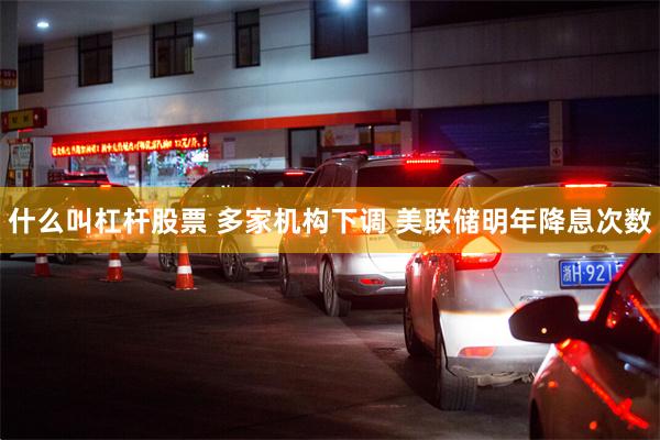 什么叫杠杆股票 多家机构下调 美联储明年降息次数