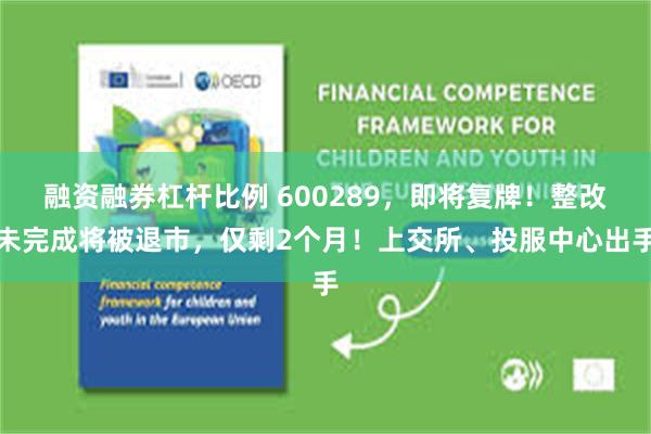 融资融券杠杆比例 600289，即将复牌！整改未完成将被退市，仅剩2个月！上交所、投服中心出手