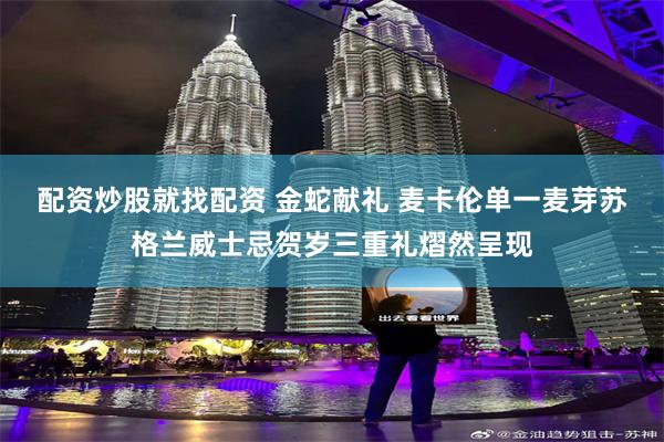 配资炒股就找配资 金蛇献礼 麦卡伦单一麦芽苏格兰威士忌贺岁三重礼熠然呈现