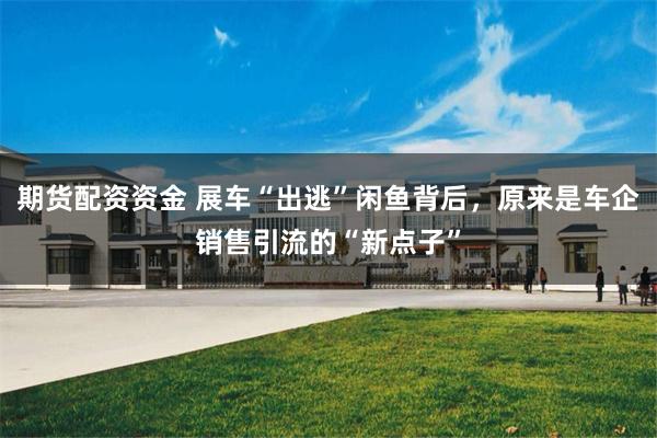 期货配资资金 展车“出逃”闲鱼背后，原来是车企销售引流的“新点子”