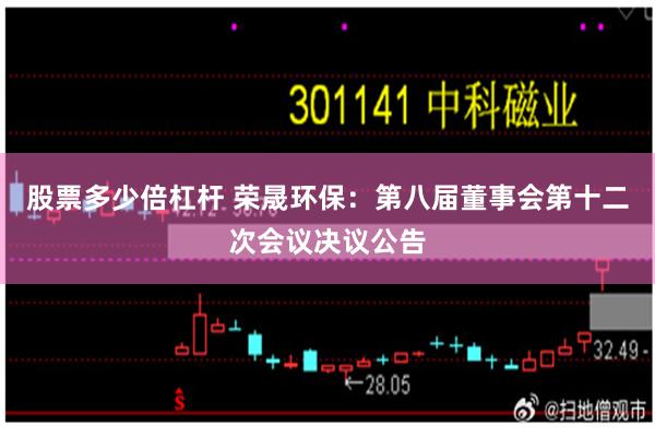 股票多少倍杠杆 荣晟环保：第八届董事会第十二次会议决议公告