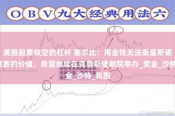 美股股票做空的杠杆 塞尔比：用金钱无法衡量斯诺克世锦赛的价值，希望继续在克鲁斯堡剧院举办_奖金_沙特_氛围