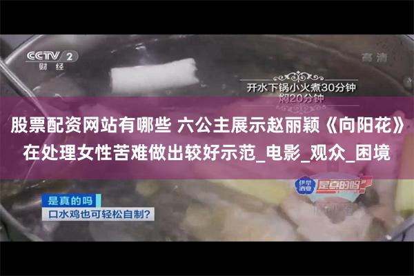 股票配资网站有哪些 六公主展示赵丽颖《向阳花》在处理女性苦难做出较好示范_电影_观众_困境