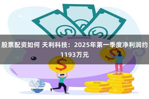 股票配资如何 天利科技：2025年第一季度净利润约1193万元