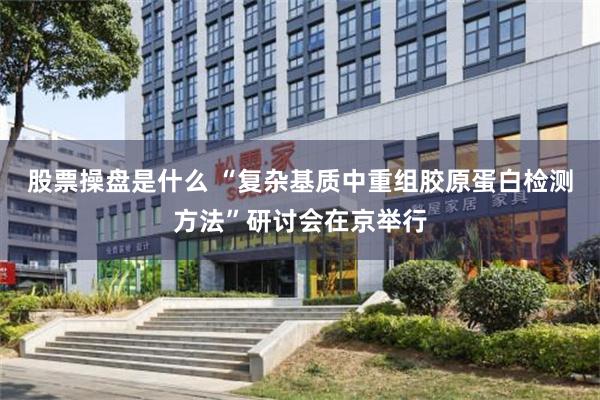 股票操盘是什么 “复杂基质中重组胶原蛋白检测方法”研讨会在京举行